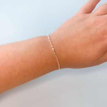 Sterling Silver Oval Link Chain Bracelet, 2 of 7