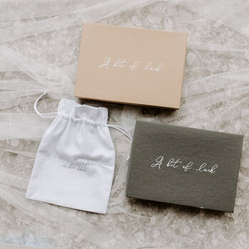 Personalised Celestial Gold Star Lucky Wedding Horseshoe, 3 of 5