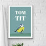 Tom Tit Bathroom Print, thumbnail 2 of 3