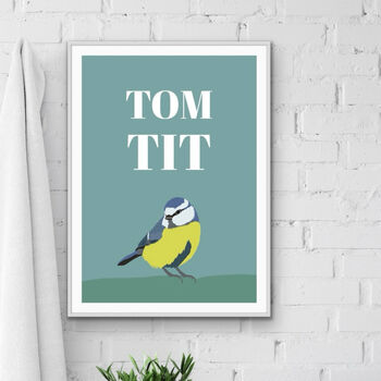 Tom Tit Bathroom Print, 2 of 3
