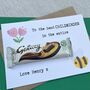 Personalised Childminder Thank You Chocolate Galaxy Card, thumbnail 3 of 3