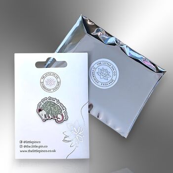 Will Play Dead To Avoid People Enamel Pin Badge, Mental Health Awareness Gift, 5 of 8