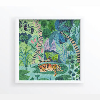 Jungle Tiger Art Print, 3 of 6