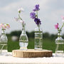 Set Of Six Glass Bottle Vases With Cork Stoppers, thumbnail 8 of 8