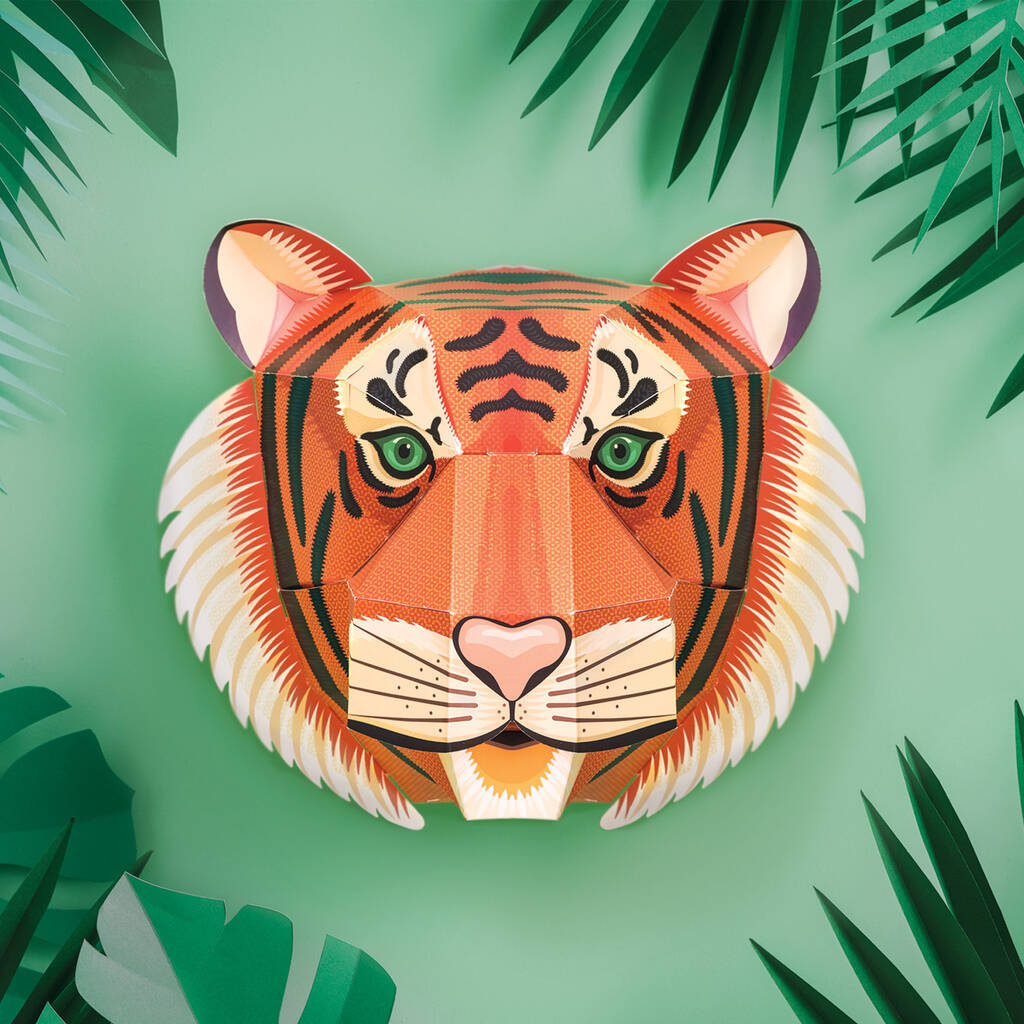 Create Your Own Majestic Tiger Head, 1 of 6