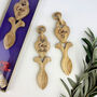 Engraved Love You Welsh Love Spoon, thumbnail 1 of 3