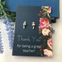 Thank You Teacher Gift Sterling Silver Poppy Seed Head Earrings, thumbnail 1 of 10