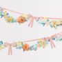 Flower And Bow Party Garland, thumbnail 3 of 3