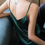 Green Silk Satin Cami Top, thumbnail 5 of 6