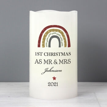 Personalised Christmas LED Candle, 3 of 4
