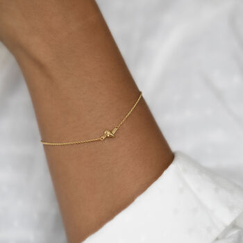 9ct Solid Gold Knot Bracelet, 2 of 9