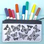 Flower Pencil Case To Colour In, thumbnail 3 of 6