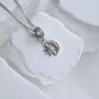 Star And Moon Zircon Charm Necklace Gift 925 Silver, thumbnail 6 of 7