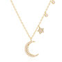 Ariya Moon And Star Charm Necklace, thumbnail 5 of 7