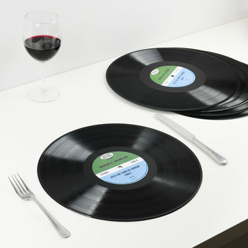 Personalised Vinyl Record Placemats, 9 of 12