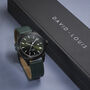 Propulsion Swiss Watch With Classic Green Strap, thumbnail 1 of 7