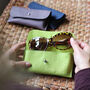 Ladies Personalised Sunglasses Case In Italian Leather, thumbnail 1 of 12