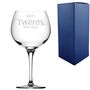 Personalised 20th Birthday Gin Glass, thumbnail 2 of 8
