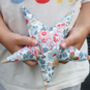 Personalised Star Shaped Liberty London Baby Rattle, thumbnail 2 of 12