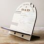 Personalised The Legend Wooden Accessory Stand, thumbnail 4 of 5
