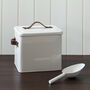 Pet Bin With Leather Handle, thumbnail 2 of 11