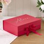 Personalised Luxury A4 Red Gift Box, thumbnail 1 of 6