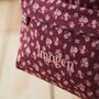 Personalised Berry Ditsy Print Mini Backpack With Grab Handle, thumbnail 4 of 5