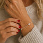 Sterling Silver Bead And Pearl Bracelet, thumbnail 1 of 5