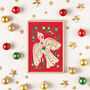 ‘Love And Peace’ Dove Christmas Art Print – Festive Wall Decor, thumbnail 1 of 7