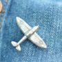 Pewter Spitfire Lapel Pin Badge, thumbnail 4 of 4