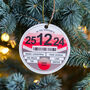 Personalised Tax Disc Christmas Tree Decoration, thumbnail 1 of 4