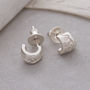 Que Sera Silver Worry Bead Earrings, thumbnail 1 of 5