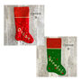 Personalised Fabric Christmas Stocking, thumbnail 4 of 12