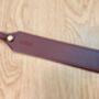 Personalised Stamped Leather Bookmark, Conker Brown, thumbnail 6 of 9