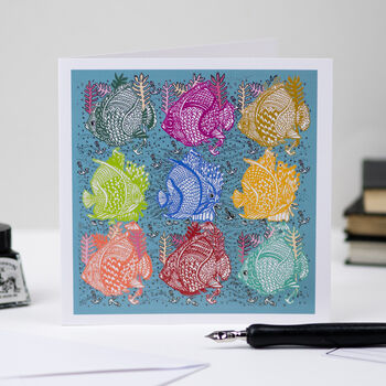 'Zentangle C' Mixed Pack Of Ten Greeting Cards, 5 of 10