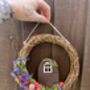 Fairy Door Dried Flower Wreath, thumbnail 5 of 6