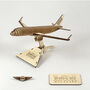 Airbus A320 Neo Model Plane Personalised Wooden Kit, thumbnail 2 of 10