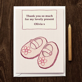 Christening Thank You Cards, 2 of 3