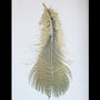 Three Feathers Silkscreen Print, thumbnail 8 of 10