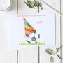 Personalised Uncle Football Birthday Card, thumbnail 1 of 2