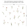 Flowers And Leaves Wall Stickers, thumbnail 5 of 6
