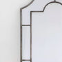 Large Decorative Antique Silver Panelled Wall Mirror, thumbnail 5 of 6