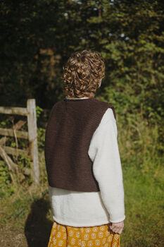 Herdswoman's Gilet Mocha, 4 of 4