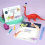 Space Dinosaur Invitation 10 Pack, thumbnail 7 of 7