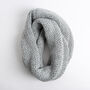 Pom Pom Hat And Scarf Knitting Kit Beginner Basics, thumbnail 3 of 6