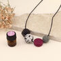 Essential Oil Diffuser Burgundy Silicone Necklace, thumbnail 1 of 5