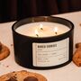 Cookie Scented Three Wick Candle | Luxury Gifts For Her, thumbnail 2 of 2