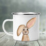 Bunny Enamel Mug, thumbnail 2 of 3