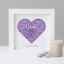 Personalised 80th Birthday Watercolour Word Art Gift, thumbnail 4 of 12
