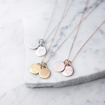 Rose Gold Initial Necklace, 2 of 9
